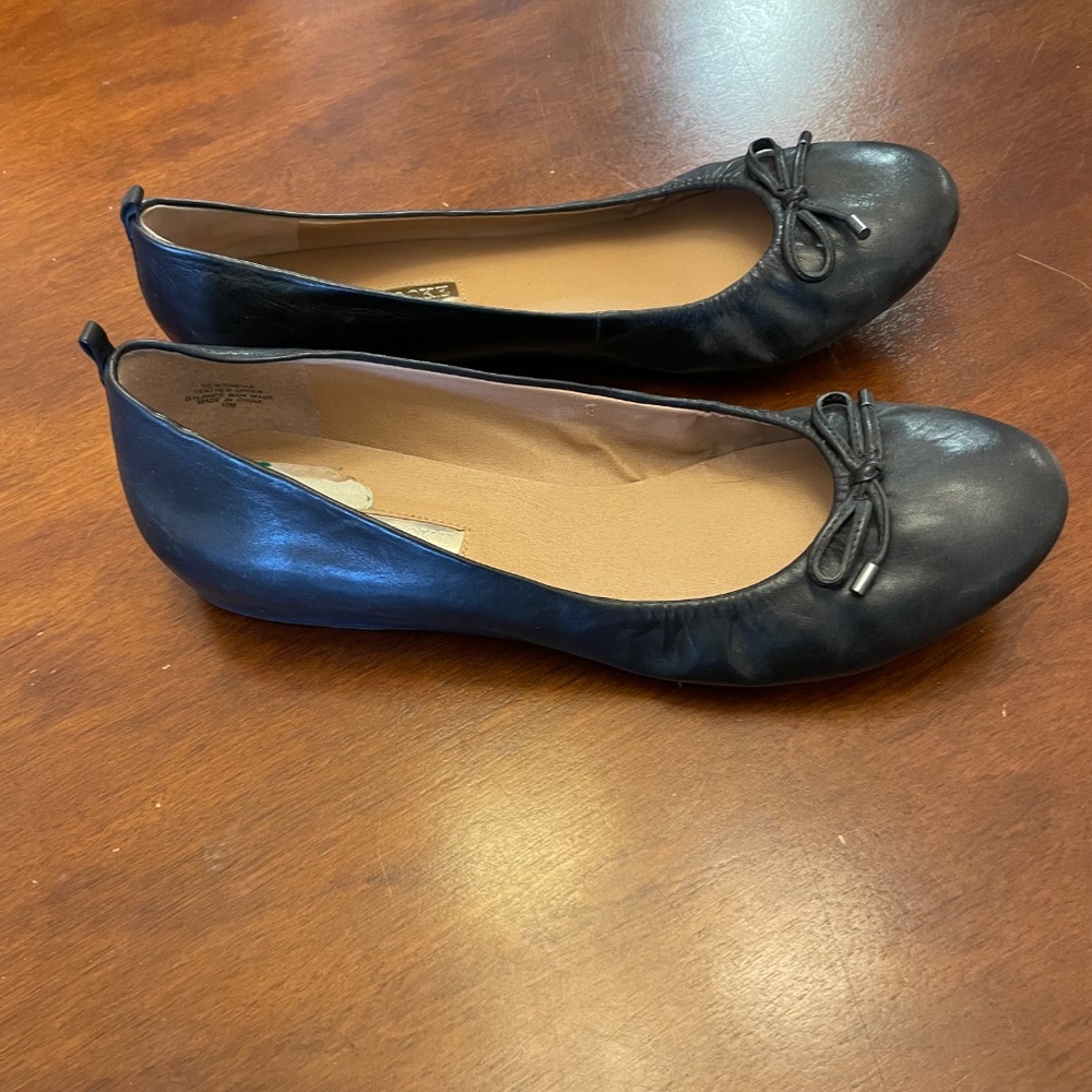 Black Dress Shoes with Bow Audrey Brooke Women's Size 10 - Picture 5 of 11